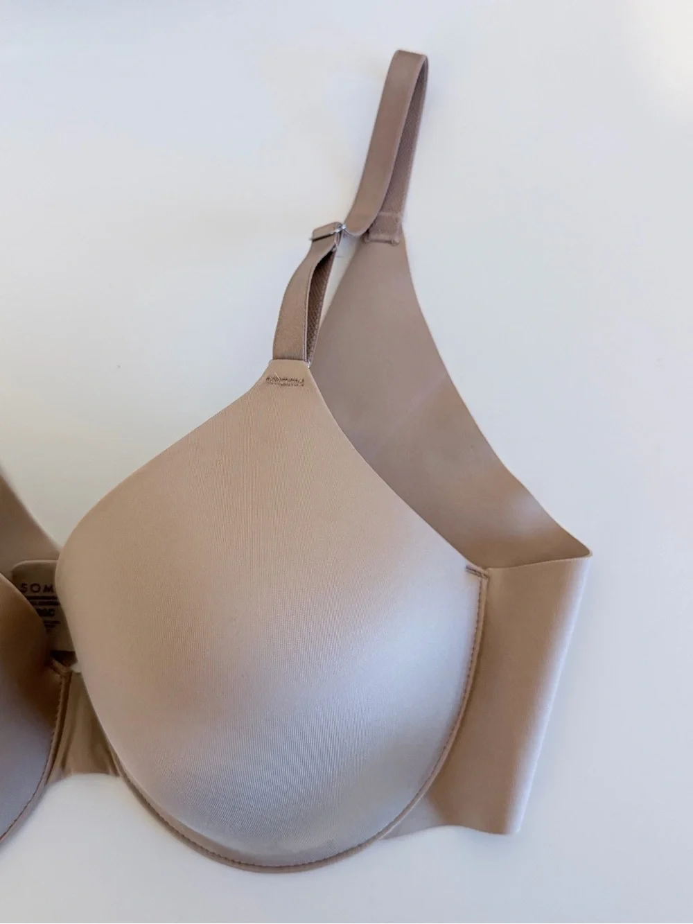 Soma Vanishing Back Full Coverage Bra | 36C | Nude Beige | NWOT